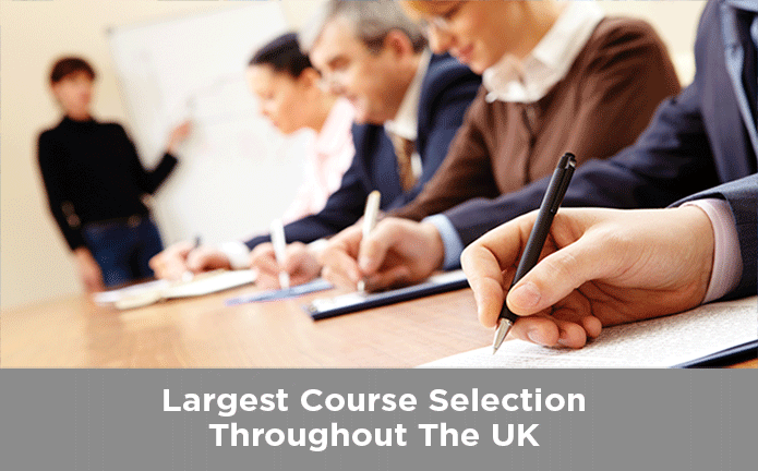 We provide more courses in the UK than anyone else.